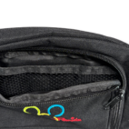 Disney Bag Black Fanny Pack Waist Belt Dreams Florida Mickey Mouse Logo Tags Y2K