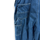 Carhartt Overalls Mens 40x29 Blue Bib Cotton Dark Wash Denim Workwear 40x30 Tag