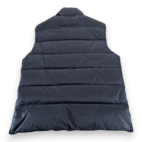 Banana Republic Vest Adult EXTRA LARGE Blue Gray Nylon Down Feather Puffer Y2K