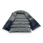 Banana Republic Vest Adult EXTRA LARGE Blue Gray Nylon Down Feather Puffer Y2K