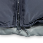 Banana Republic Vest Adult EXTRA LARGE Blue Gray Nylon Down Feather Puffer Y2K