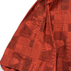 LA Police Gear Shirt Adult EXTRA LARGE Red Tactical Tiki Hawaiian Camp Snap