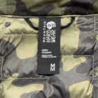 Mountain Hardwear Jacket Adult MEDIUM Green Black Camouflage Down Puffer Summit
