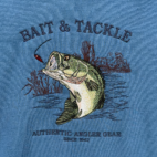 Vintage Bass Fish Sweater Adult EXTRA LARGE Blue Sweatshirt Bait Outdoor 90s