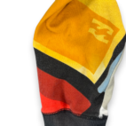 Billabong Hoodie Adult LARGE Yellow Geometric Sweatshirt Sweater Zip Surf Y2K