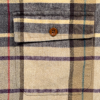 Vintage LL Bean Shirt Adult 2XL XXL Brown Plaid Chamois Flannel Outdoor Tall 90s