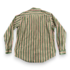 Vintage Polo Ralph Lauren Shirt Adult LARGE Green Purple Striped Diamond 90s