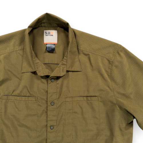 511 Tactical Shirt Adult EXTRA LARGE Green Ripstop Utility Outdoor Workwear-2 511 Tactical Shirt Adult EXTRA LARGE Green Ripstop Utility Outdoor Workwear