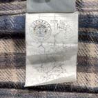 Vintage Carhartt Shirt Adult 3XL XXXL Blue Gray Plaid Flannel Workwear USA 90s