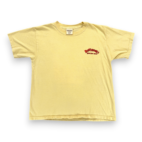 Vintage Boathouse II Shirt Womens LARGE Yellow Pirate Hilton Head Crop Top Y2K