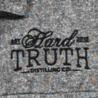 Hard Truth Shirt Adult EXTRA LARGE Gray Burnside Flannel Distilling Promo Work