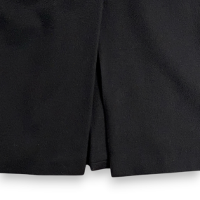 Vintage Di Silver Coat Adult EXTRA LARGE Black Cashmere Blend Satin Lined 90s