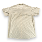 Vintage White Horse Shirt Adult 2XL XXL Yellow Striped Western Pearl Snap 90s