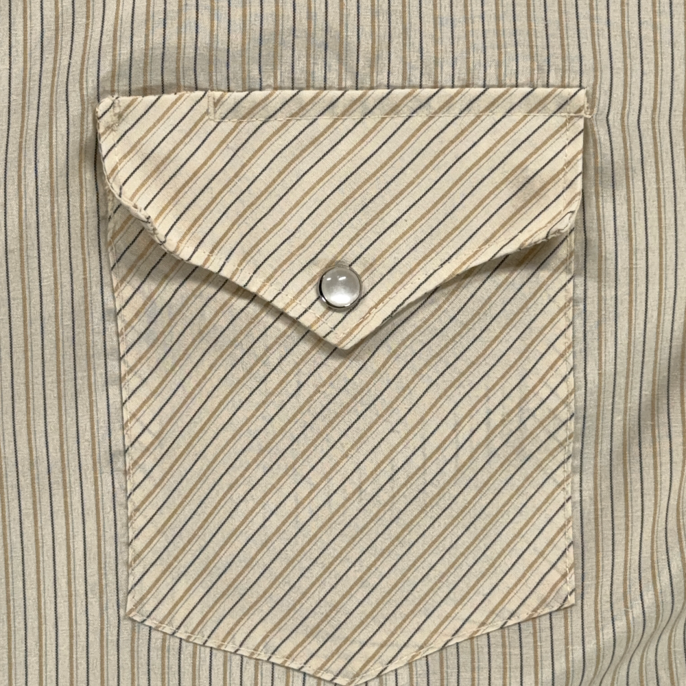 Vintage White Horse Shirt Adult 2XL XXL Yellow Striped Western Pearl Snap 90s-4 Vintage White Horse Shirt Adult 2XL XXL Yellow Striped Western Pearl Snap 90s