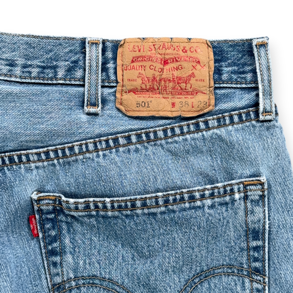 Vintage Levis 501 Jeans Mens 38x29 Blue Denim Regular Straight Button Fly Y2K-8 Vintage Levis 501 Jeans Mens 38x29 Blue Denim Regular Straight Button Fly Y2K