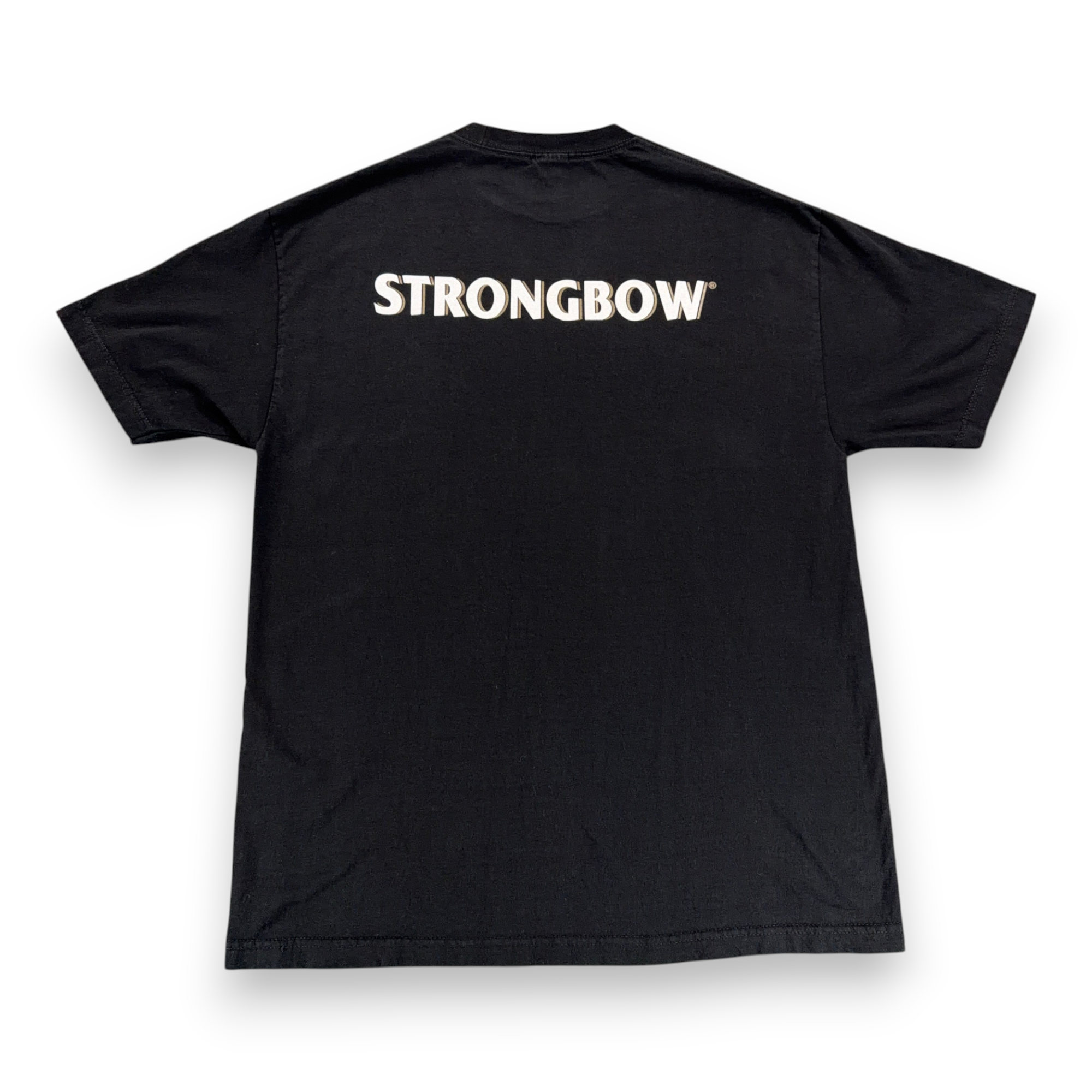 Vintage Strongbow Cider Shirt Adult EXTRA LARGE Black Promo Bar Tavern Logo Y2K-2 Vintage Strongbow Cider Shirt Adult EXTRA LARGE Black Promo Bar Tavern Logo Y2K