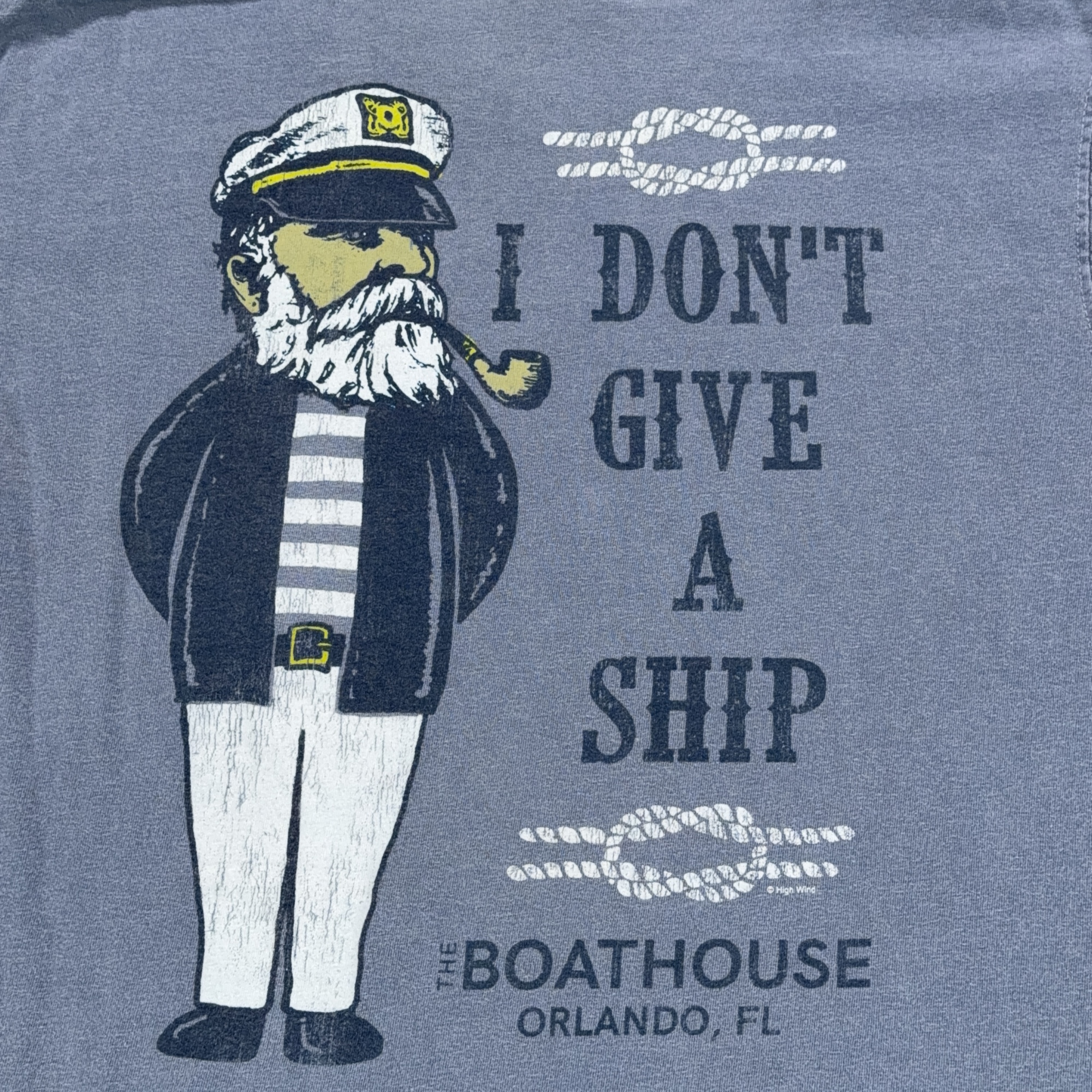 Boathouse Shirt Adult MEDIUM Blue Orlando FL Nautical Captain Give A Ship Y2K-2 Boathouse Shirt Adult MEDIUM Blue Orlando FL Nautical Captain Give A Ship Y2K
