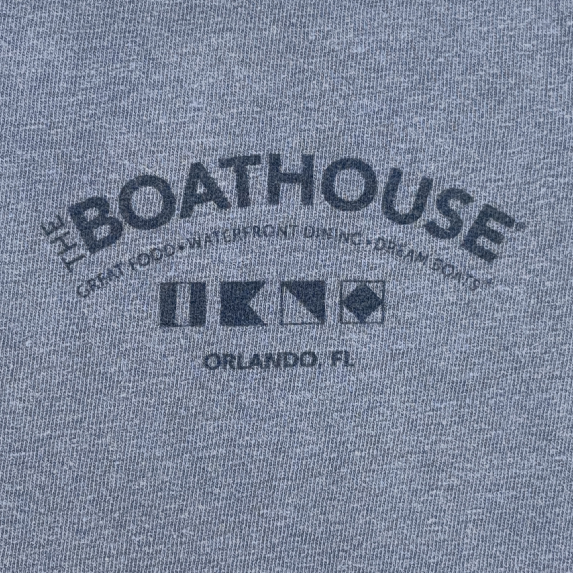 Boathouse Shirt Adult MEDIUM Blue Orlando FL Nautical Captain Give A Ship Y2K-4 Boathouse Shirt Adult MEDIUM Blue Orlando FL Nautical Captain Give A Ship Y2K