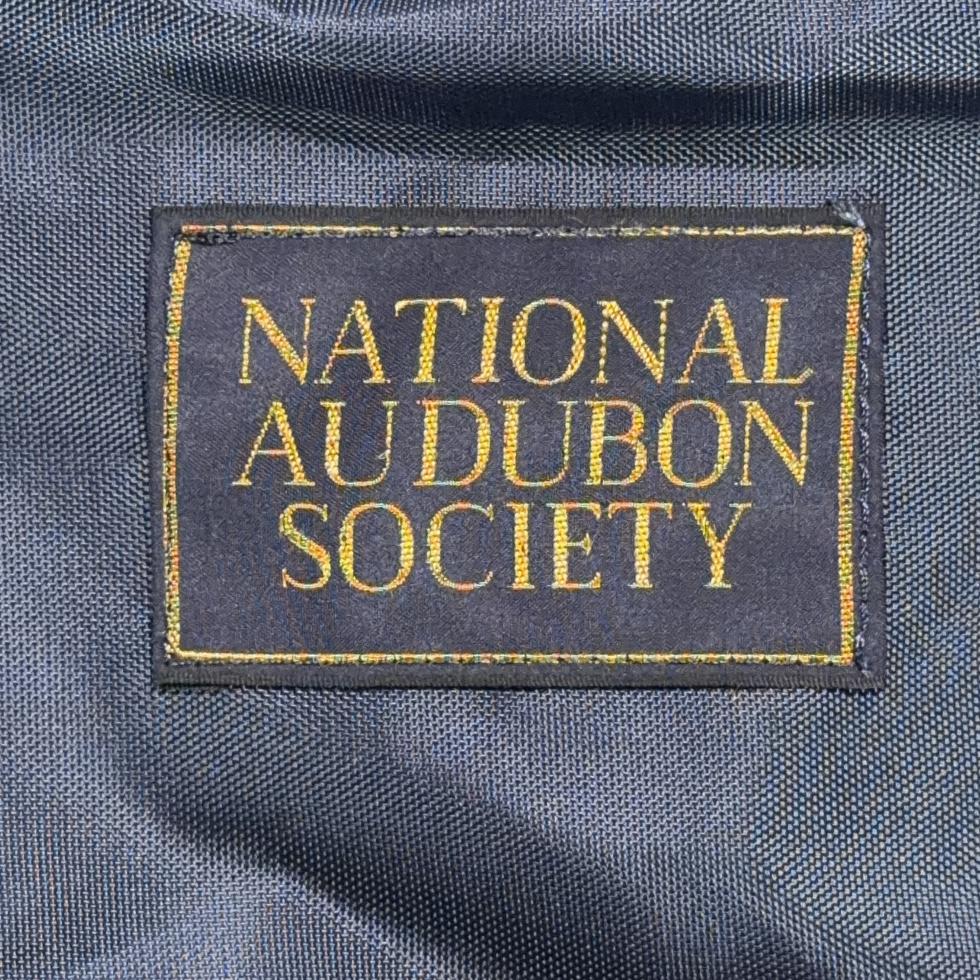 Vintage National Audubon Society Backpack Blue Nylon Bird Nature Outdoor USA 80s-3 Vintage National Audubon Society Backpack Blue Nylon Bird Nature Outdoor USA 80s