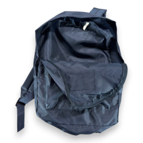 Vintage National Audubon Society Backpack Blue Nylon Bird Nature Outdoor USA 80s