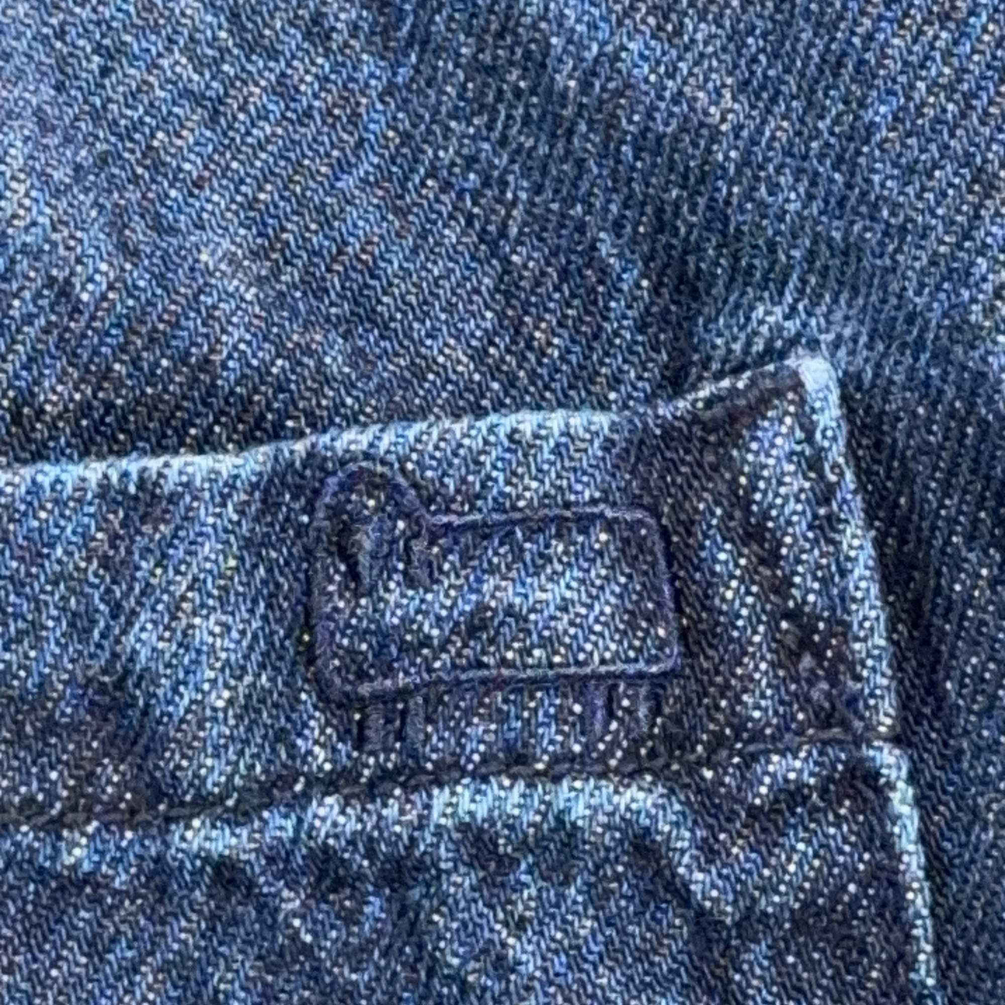 Woolrich Jacket Adult SMALL Blue Denim Flannel Lined Buffalo Plaid Chore Western-6 Woolrich Jacket Adult SMALL Blue Denim Flannel Lined Buffalo Plaid Chore Western