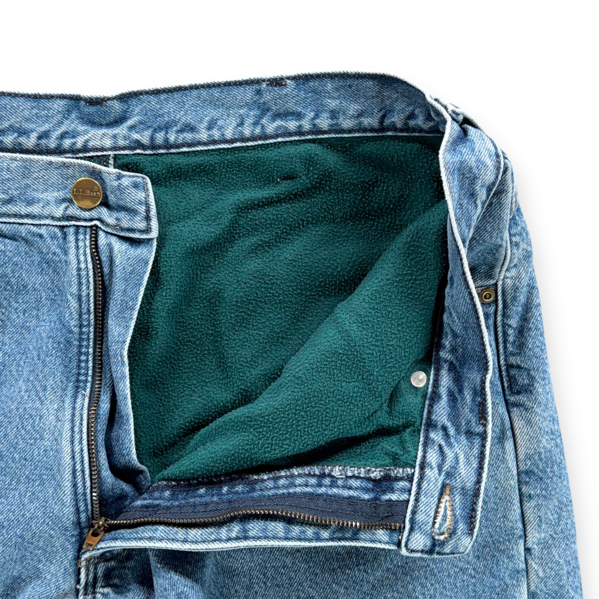Vintage LL Bean Jeans Mens 36x30 Blue Double L Relaxed Fit Fleece Lined Y2K-3 Vintage LL Bean Jeans Mens 36x30 Blue Double L Relaxed Fit Fleece Lined Y2K