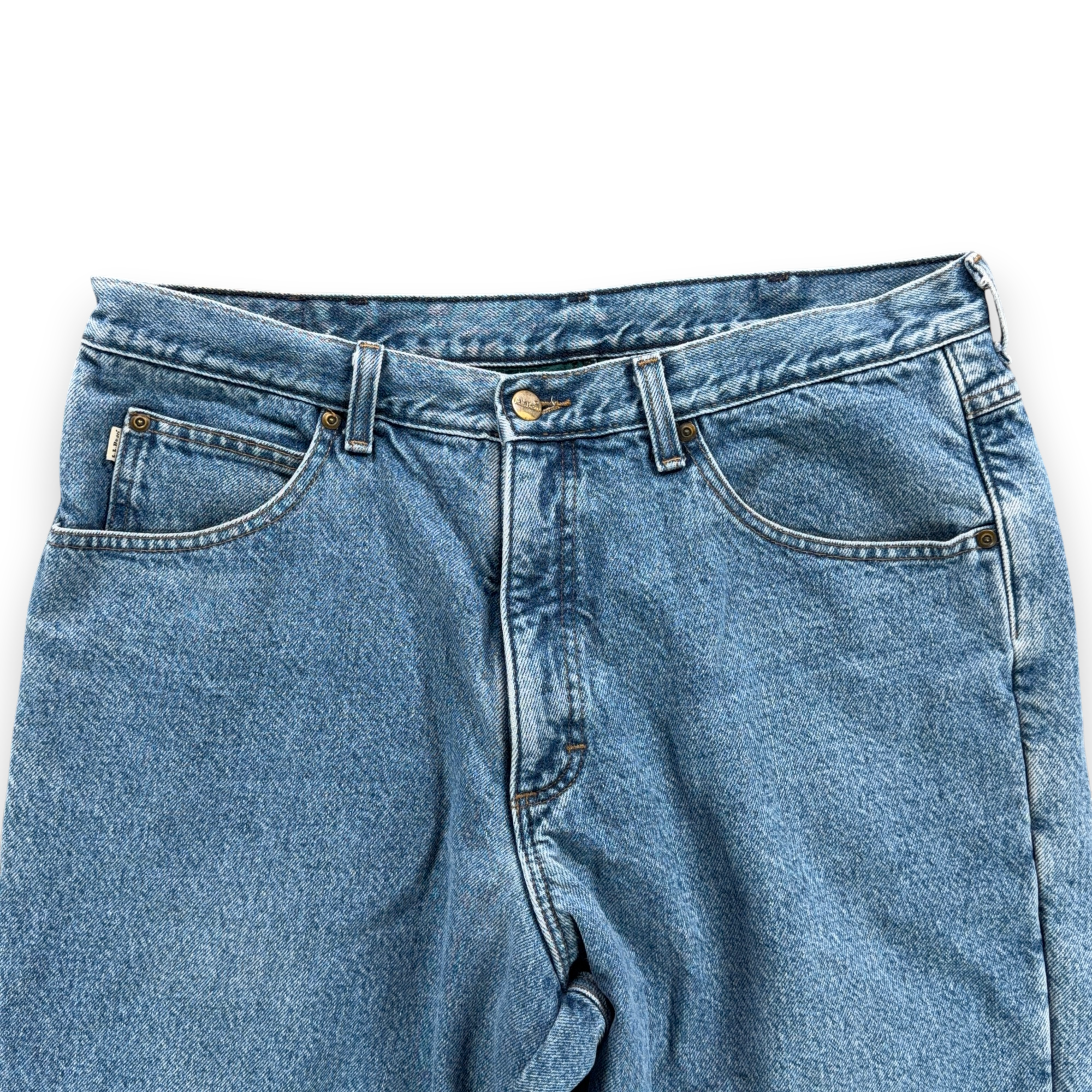 Vintage LL Bean Jeans Mens 36x30 Blue Double L Relaxed Fit Fleece Lined Y2K-2 Vintage LL Bean Jeans Mens 36x30 Blue Double L Relaxed Fit Fleece Lined Y2K