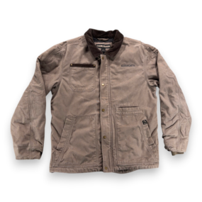 Dri Duck Jacket Adult MEDIUM Brown Canvas Quilted Workwear Rambler Corduroy