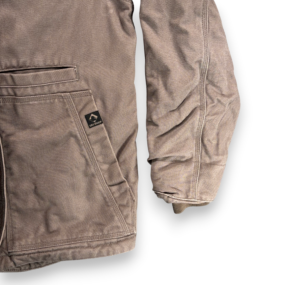 Dri Duck Jacket Adult MEDIUM Brown Canvas Quilted Workwear Rambler Corduroy