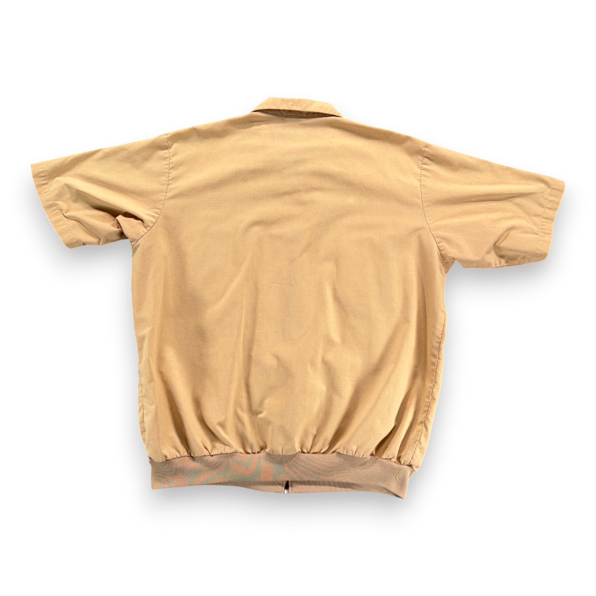 Vintage John Blair Shirt Adult EXTRA LARGE Brown Zip Front Leisure Guayabera 90s-3 Vintage John Blair Shirt Adult EXTRA LARGE Brown Zip Front Leisure Guayabera 90s