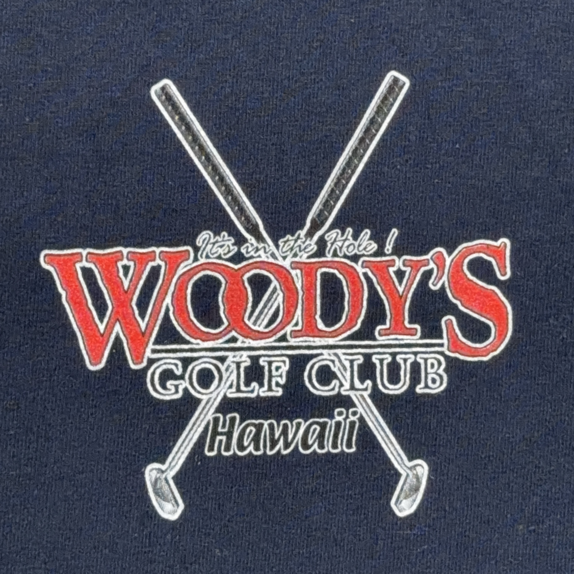 Vintage Woodys Hawaii Shirt Adult EXTRA LARGE Blue Golf Club Pinup Deadstock Y2K-3 Vintage Woodys Hawaii Shirt Adult EXTRA LARGE Blue Golf Club Pinup Deadstock Y2K