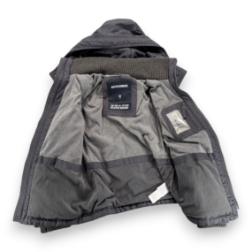 Abercrombie Fitch Jacket Adult MEDIUM Gray All Weather Warrior Parka Hooded