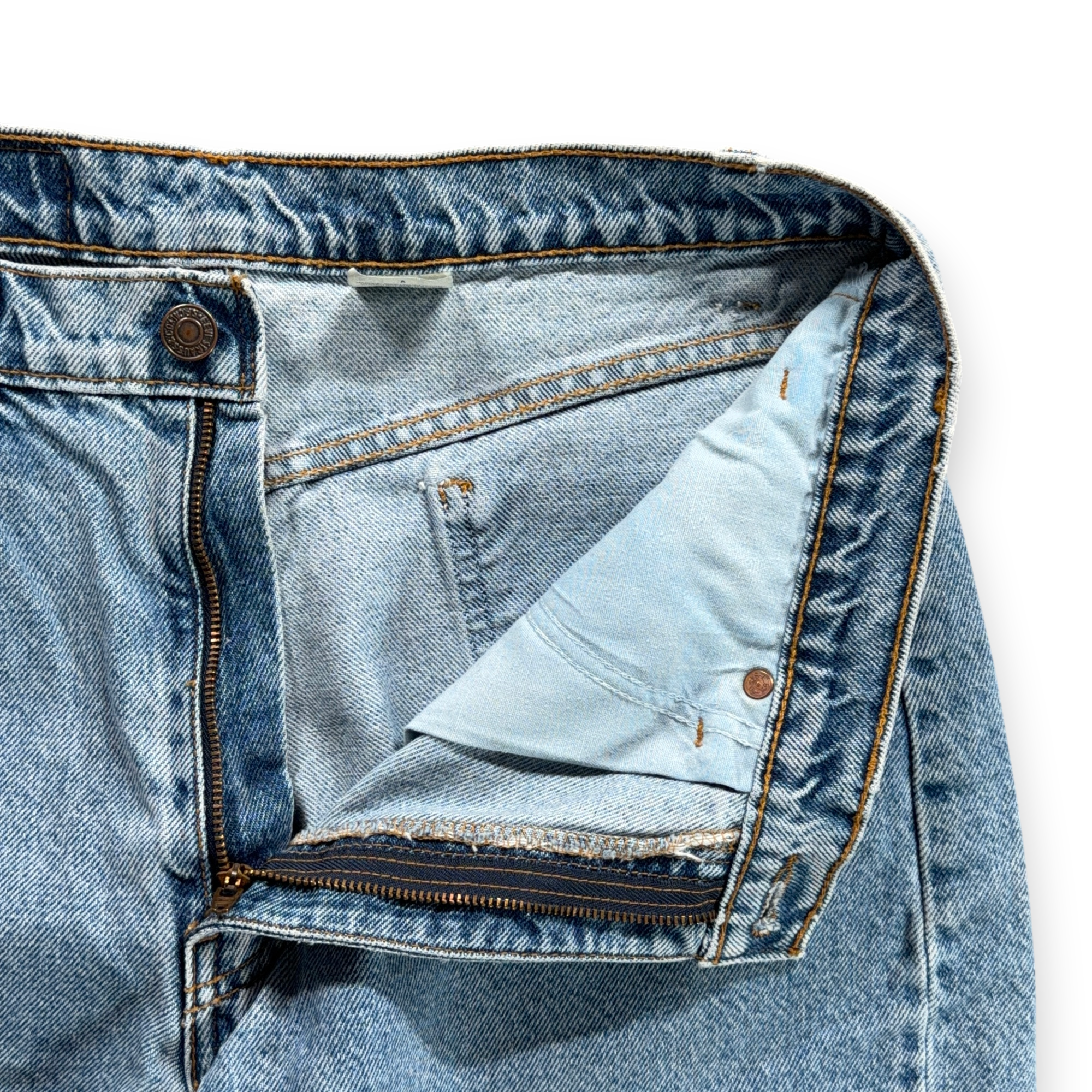 Vintage Levis Shorts Womens 34 Blue Jean Denim Cutoff 550 Relaxed Fit Cotton 90s-3 Vintage Levis Shorts Womens 34 Blue Jean Denim Cutoff 550 Relaxed Fit Cotton 90s