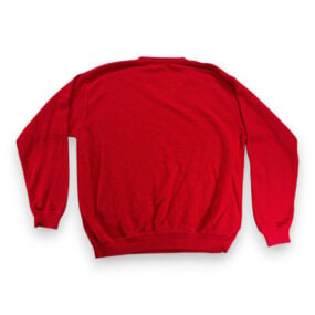 Peru Unlimited Sweater Adult 2XL XXL Red Baby Alpaca Wool Blend Knit V Neck Y2K