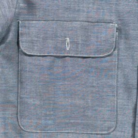 Vintage Big Mac Shirt Adult SMALL Blue JC Penney Hand Painted Divers USA 60s