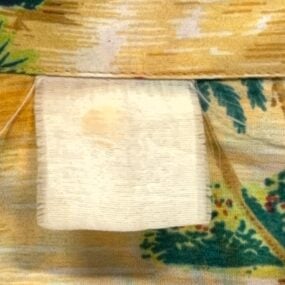 Vintage Hawaiian Shirt Adult EXTRA LARGE Yellow Palm Tree Floral Tropical 80s
