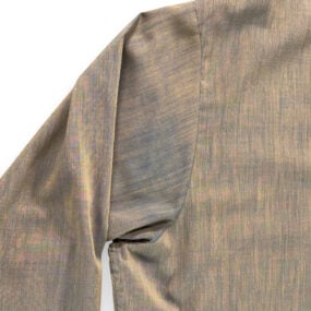 Vintage Towncraft Shirt Adult MEDIUM Gold Blue Shimmer JC Penney Prest USA 60s