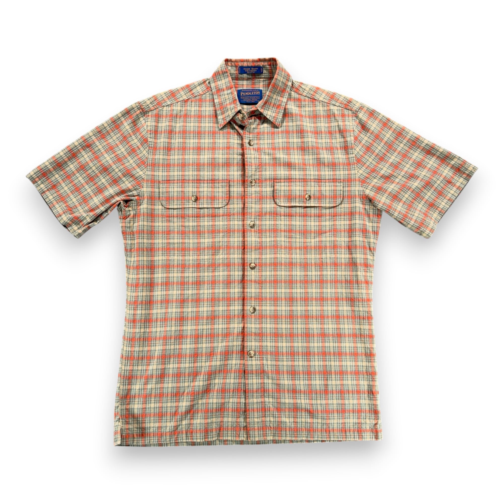 Pendleton Shirt Adult SMALL Brown Red Plaid Hiker Outdoor Workwear Flannel-1 Pendleton Shirt Adult SMALL Brown Red Plaid Hiker Outdoor Workwear Flannel
