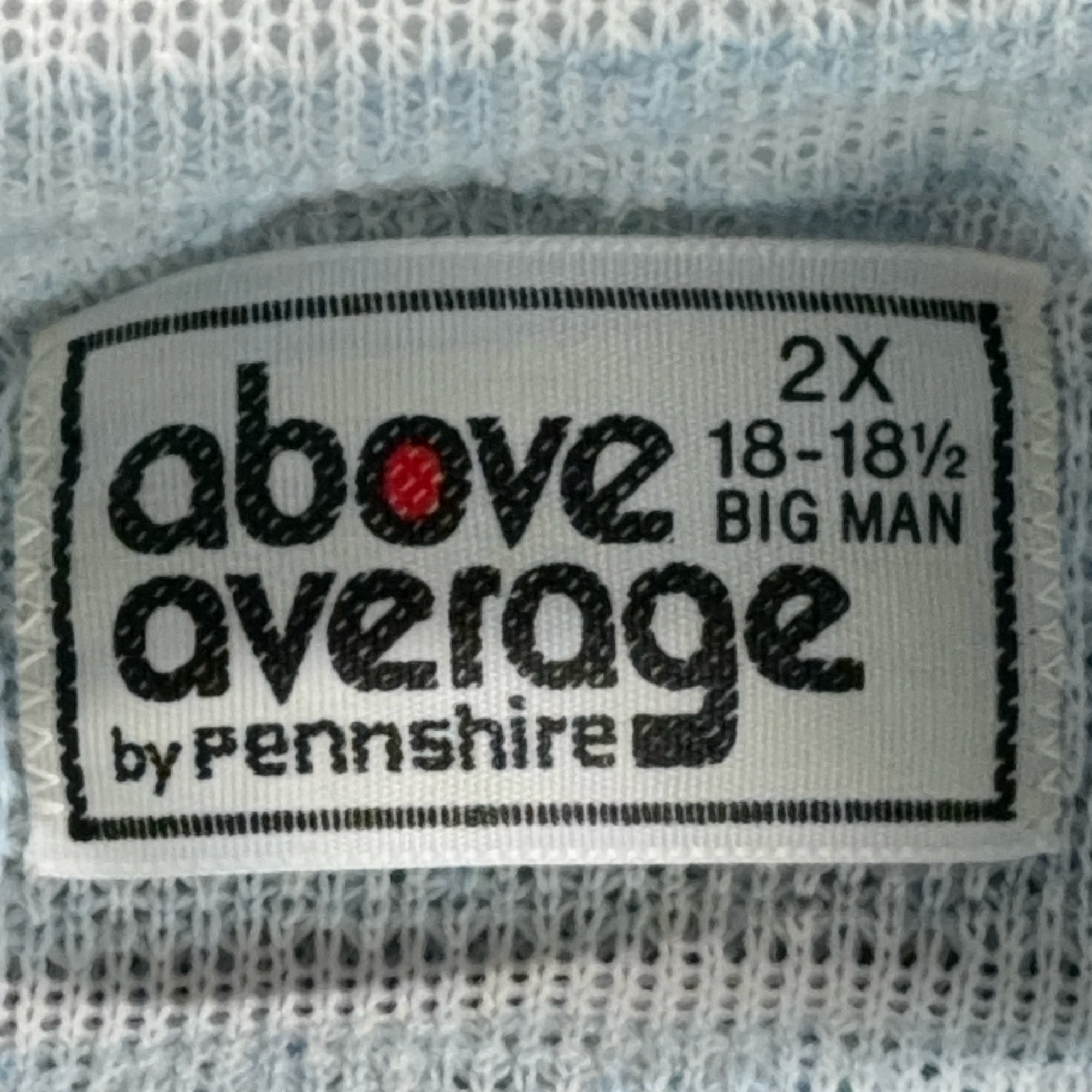 Vintage Pennshire Polo Shirt Adult 2XL XXL Blue White Knit Striped Big Man 70s-5 Vintage Pennshire Polo Shirt Adult 2XL XXL Blue White Knit Striped Big Man 70s