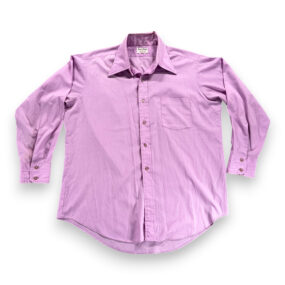 Vintage Royal Knight Shirt Adult LARGE Purple Dacron Polyester Disco USA 70s