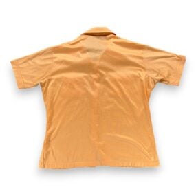Vintage Lancer Shirt Adult EXTRA LARGE Orange Peach Disco California Pockets 70s
