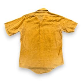 Vintage Towncraft Shirt Adult MEDIUM Yellow Harvest Gold Penneys Workwear 60s