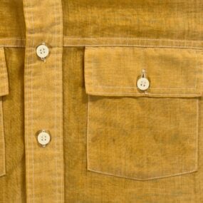 Vintage Towncraft Shirt Adult MEDIUM Yellow Harvest Gold Penneys Workwear 60s