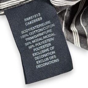 Robert Graham Shirt Adult SMALL Gray Black Striped Plaid Contrast Trim Flip Cuff
