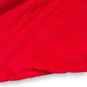 Vintage Sears Shirt Adult MEDIUM Red Corduroy Workwear Loop Camp Collar USA 60s