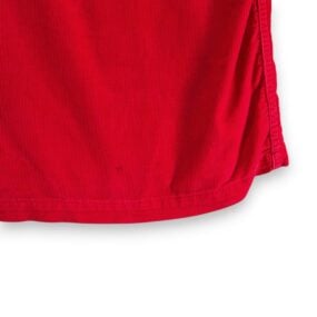 Vintage Sears Shirt Adult MEDIUM Red Corduroy Workwear Loop Camp Collar USA 60s