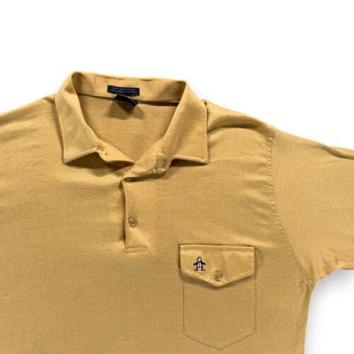 Vintage Munsingwear Polo Shirt Adult EXTRA LARGE Yellow Gold Penguin USA 80s-2 Vintage Munsingwear Polo Shirt Adult EXTRA LARGE Yellow Gold Penguin USA 80s