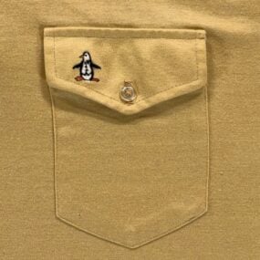 Vintage Munsingwear Polo Shirt Adult EXTRA LARGE Yellow Gold Penguin USA 80s