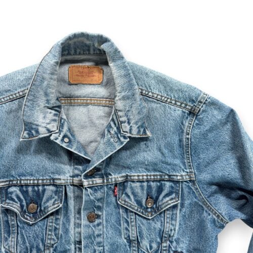 Vintage Levis Jacket Adult MEDIUM 46 Blue Jean Denim Trucker 70506 USA 80s-2 Vintage Levis Jacket Adult MEDIUM 46 Blue Jean Denim Trucker 70506 USA 80s