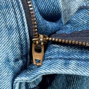 Vintage Unionbay Shorts Mens 32 Blue Baggy Wide Leg Jean Denim Skater Stripe Y2K